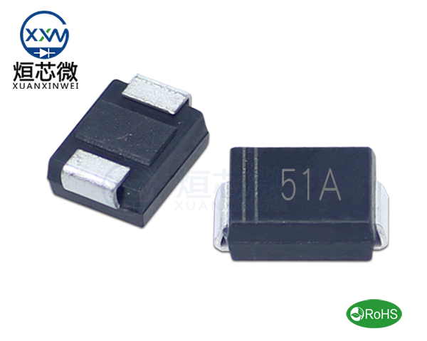 P6SMB51A參數,TVS二極管P6SMB51A瞬態(變)抑制二極管