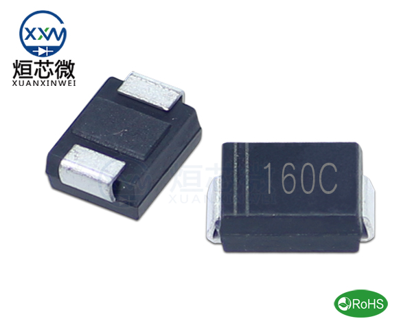 P6SMB160CA參數,TVS二極管P6SMB160CA瞬態(變)抑制二極管